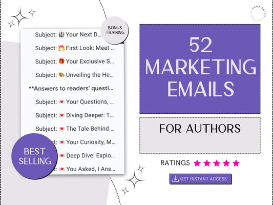 Email Template Bundle for Authors: Boost Engagement & Increase Book Sales