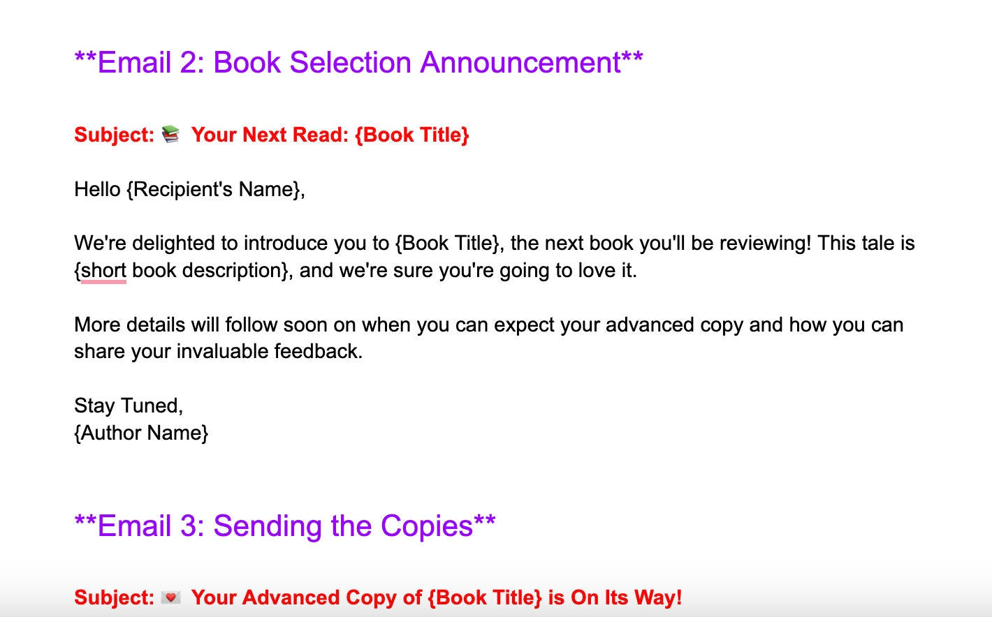 Email Template Bundle for Authors: Boost Engagement & Increase Book Sales