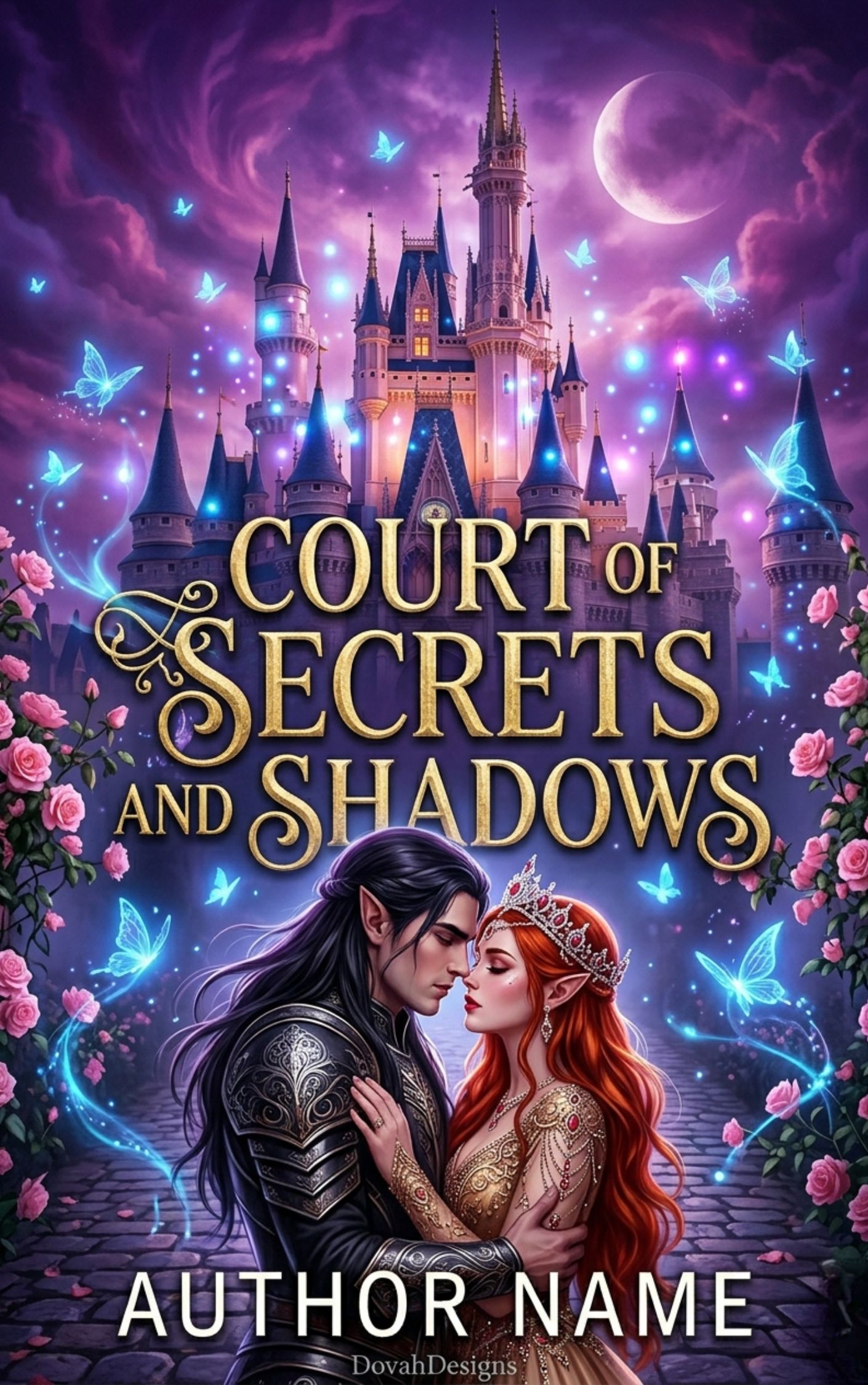 Romantasy Book Cover – Magical Court Romance