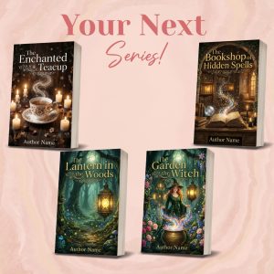 Cozy Fantasy Book Cover Bundle (4 Covers) | Magical Cottagecore Premade Covers