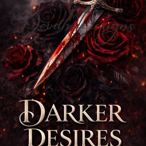 Dark Romance Book Cover Premade | Blood Rose & Dagger Cover | Gothic Romance Ebook Cover | Spicy Dark Romance KDP Cover Design