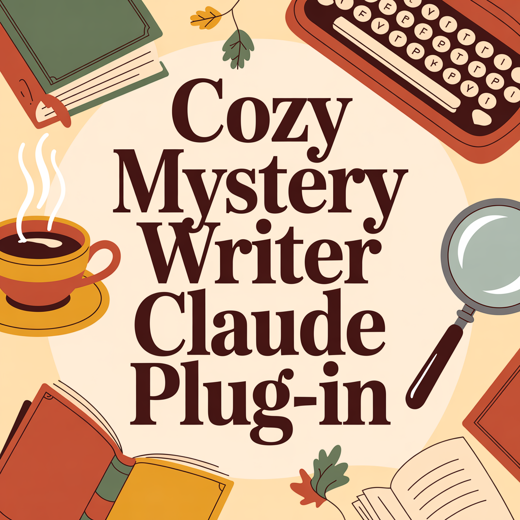 Cozy Mystery Author Writing Claude Plug-In