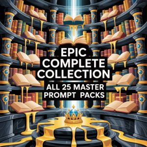 Epic Complete Collection — All 24 Master Prompt Packs + Manuscript Editing